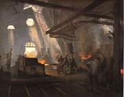 fernand cormon A Forge oil painting reproduction